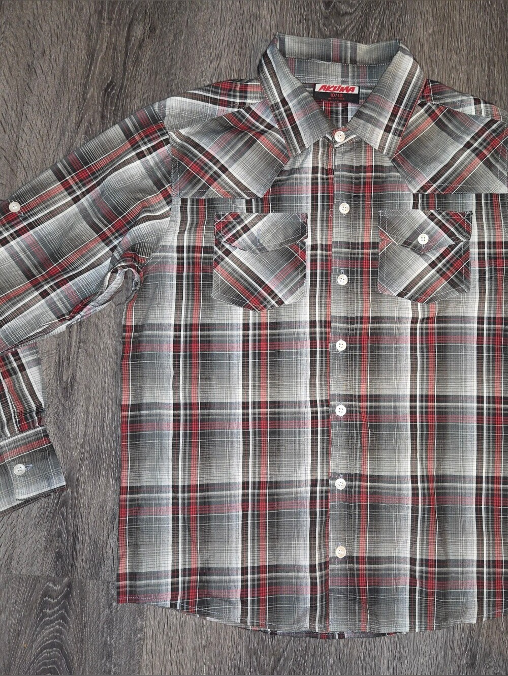 Plaid Button-Up - Picture 2 of 6